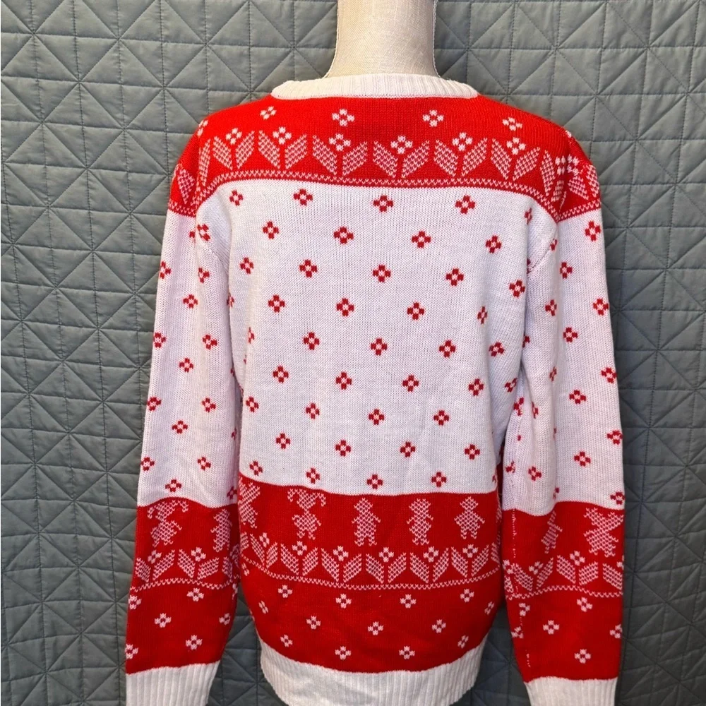 Nickelodeon Rugrats Red and White Sweater